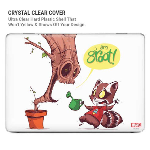 Marvel Rocket Raccoon and Groot Tall Tails MacBook Air 15in (2023-2025) Case plus Skin